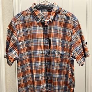Nautical Short Sleeve Button Up XL